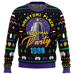 Nakatomi Plaza Die Hard_Ugly Christmas Sweater