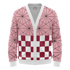 Nezuko Kamado Demon Slayer Knitted Cardigan Sweater