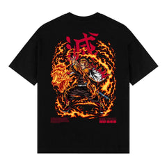 Flaming Tiger Kyojuro Rengoku Demon Slayer Unisex T-Shirt Anime