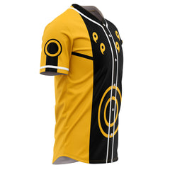 Personalized Sage of 6 Paths Shippuden Yellow Baseball Jersey