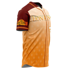 Personalized Simba Lion King V1 Baseball Jersey
