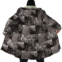 Panels Pattern Kiba Dream Cloak Coat