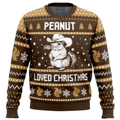 Peanut Loved Christmas Ugly Christmas Sweater