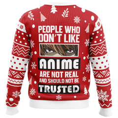 People Who Dont Like Anime Ugly Christmas Sweater