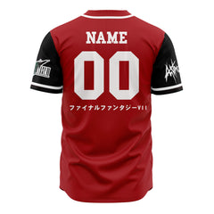 Personalized Avalanche Final Fantasy 7 Baseball Jersey