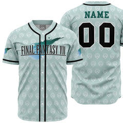 Personalized Cloud Strife Final Fantasy 7 Baseball Jersey