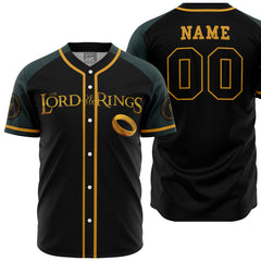Personalized LOTR Symbol Lord of the Rings Baseball Jersey