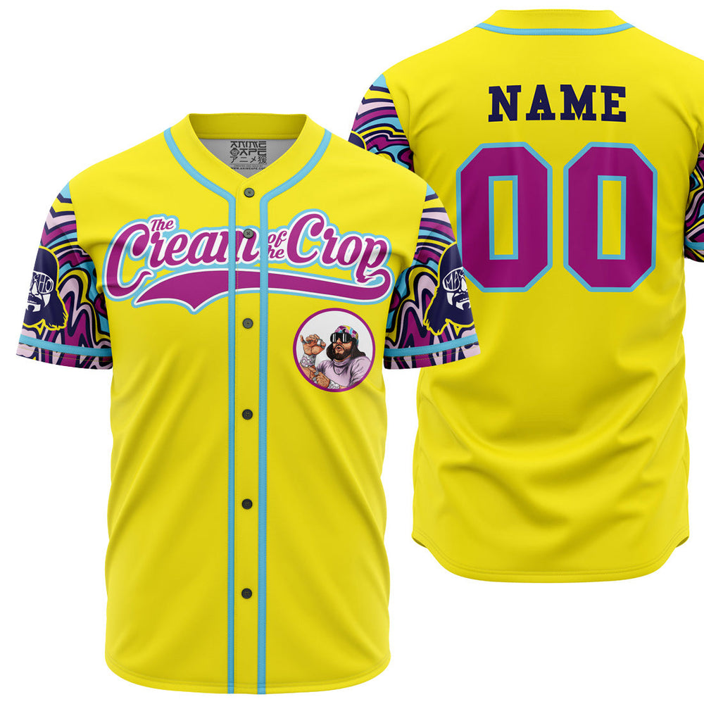 Personalized Macho Man The Cream of the Crop Baseball Jersey
