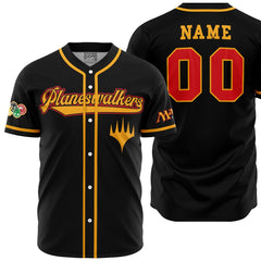 Personalized Planeswalkers Magic the Gathering Baseball Jersey