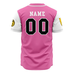Personalized Pterodactyls Pink Power Rangers Baseball Jersey