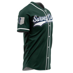 Personalized Survey Corps Attack on Titan Baseball Jersey