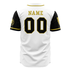 Personalized White Tigers Tommy Oliver Power Rangers Baseball Jersey
