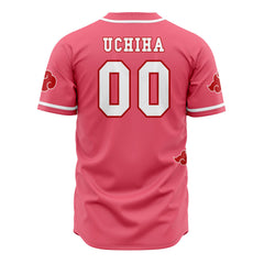 Pink Akatsuki Uchiha Shippuden Baseball Jersey