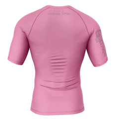 Pink Majin Buu Dragon Ball Z Short Sleeve Rash Guard Compression Shirt