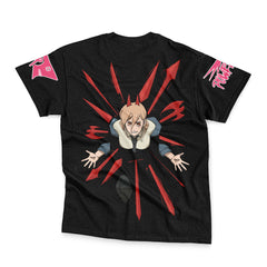 Power Blood Fiend Chainsaw Man Streetwear T-Shirt