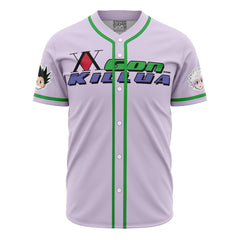Power Duo Gon & Killua Hunter X Hunter Baseball Jersey