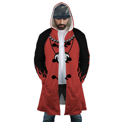 Red and Black Portgas d Ace's Arc One Piece Dream Cloak Coat