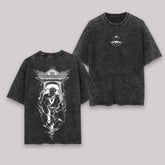 "Sukuna Domain Expansion Jujutsu Kaisen" Vintage Washed Oversized T-shirt