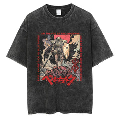 "Skull Knight" Vintage Oversized T Shirt