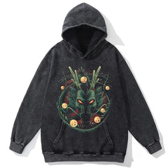 "Eternal Dragon" Vintage Oversized Hoodie