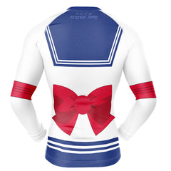 Sailor Moon Long Sleeve Rash Guard Compression Shirt