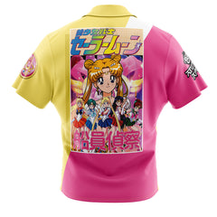 Sailor Scouts Sailor Moon Button Up Hawaiian Shirt