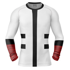 Sanosuke Sagara Rurouni Kenshin Long Sleeve Rash Guard Compression Shirt
