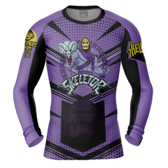 Skeletor Masters Of The Universe Long Sleeve Rash Guard Compression Shirt