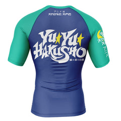 Spirit Detective Ghost Fighter Short Sleeve Rash Guard Compression Shirt