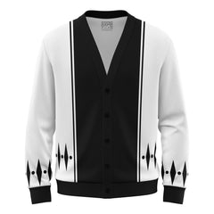 Squad Zero Bleach Knitted Cardigan Sweater