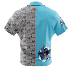 Stitch Button Up Hawaiian Shirt