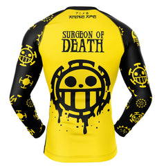 Trafalgar Law One Piece Long Sleeve Rash Guard Compression Shirt