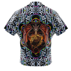 Trippy Dungeons & Dragons Button Up Hawaiian Shirt