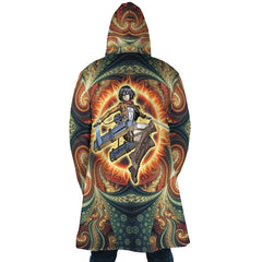Trippy Mikasa Ackerman Attack on Titan Dream Cloak Coat
