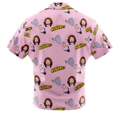 Uraraka Ochako My Hero Academia Button Up Hawaiian Shirt