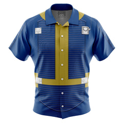 Vault Dweller 33 Fallout Button Up Hawaiian Shirt