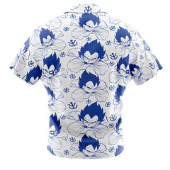 Vegeta Blue Dragon Ball Z Button Up Hawaiian Shirt