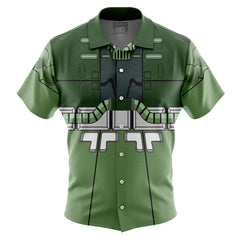 Zaku II Mobile Suit Gundam 0079 Button Up Hawaiian Shirt