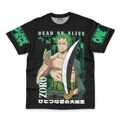 Zoro Dead Or Alive One Piece Streetwear T-Shirt