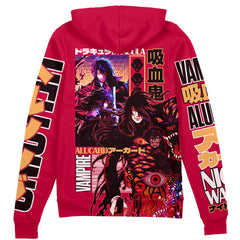 Alucard Hellsing Streetwear Zip Hoodie Jacket