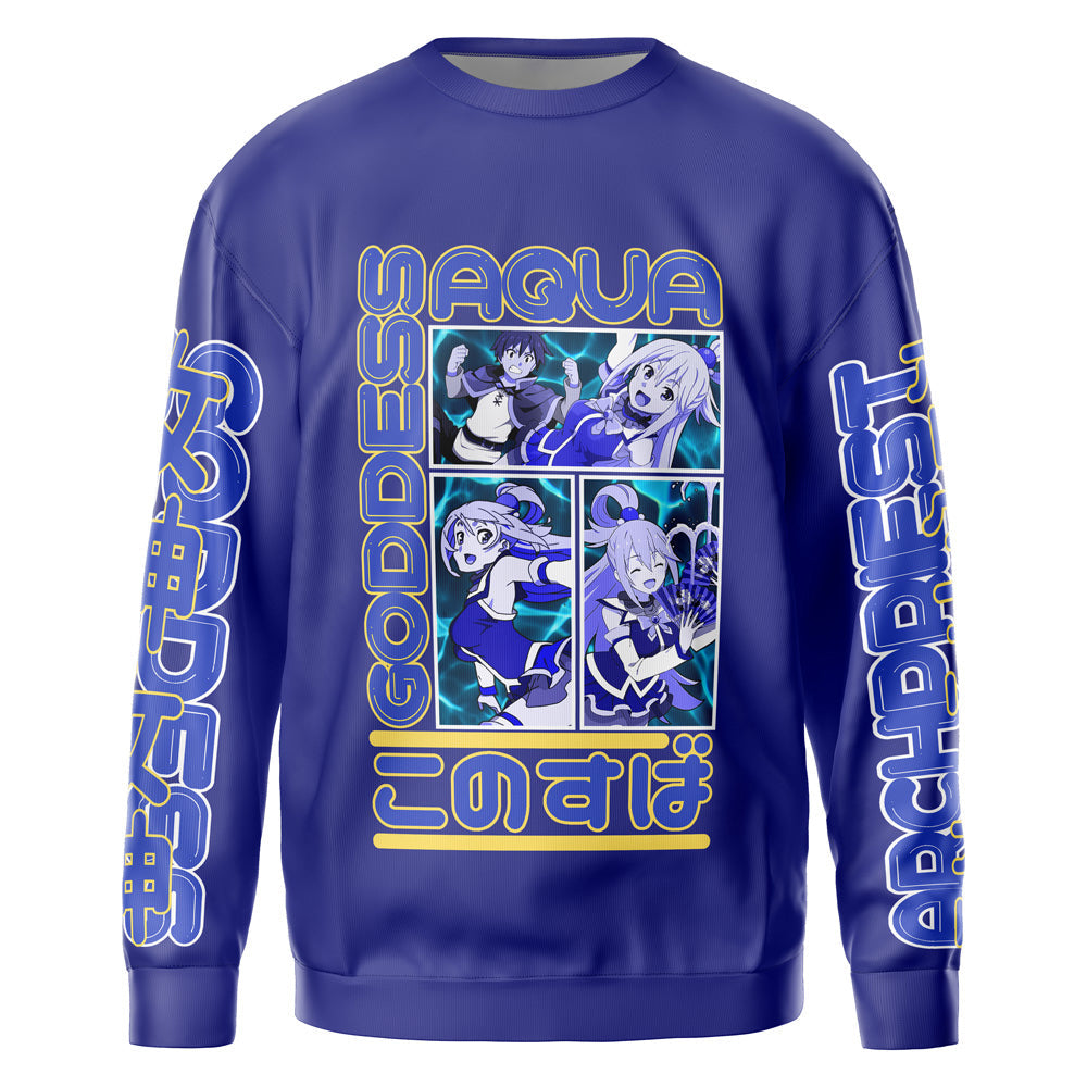 Aqua Konosuba" Streetwear Sweatshirt