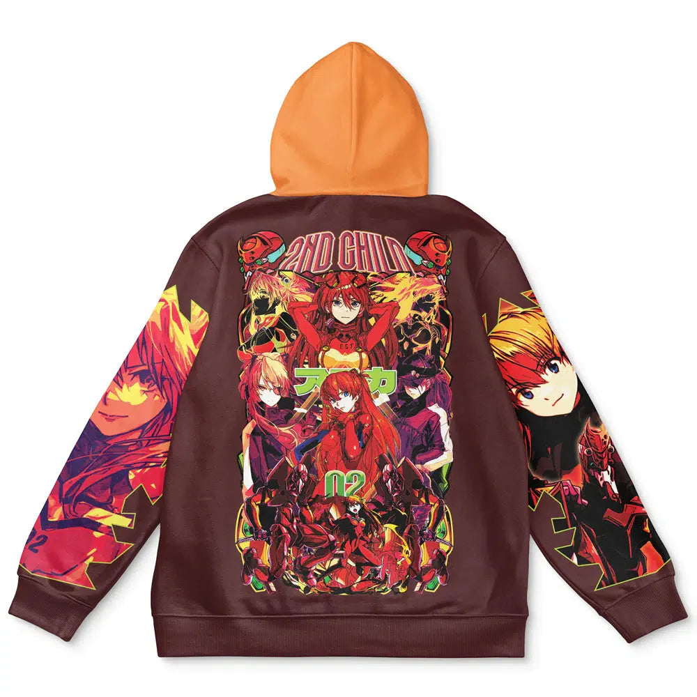 Asuka Langley Sohryu V2 Eva Streetwear Hoodie