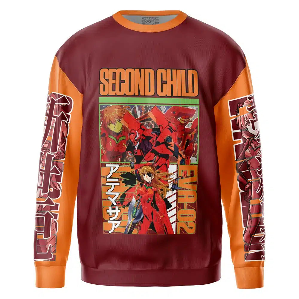 Asuka Langley Sohryu x Eva 02 Eva Streetwear Sweatshirt