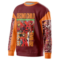 Asuka Langley Sohryu x Eva 02 Eva Streetwear Sweatshirt