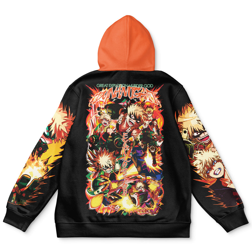 Katsuki Bakugo V2 My Hero Academia Streetwear Hoodie