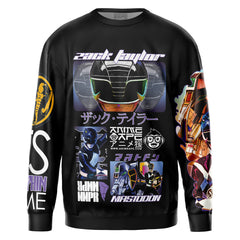 Black Ranger Mighty Morphin Power Rangers Streetwear Sweatshirt