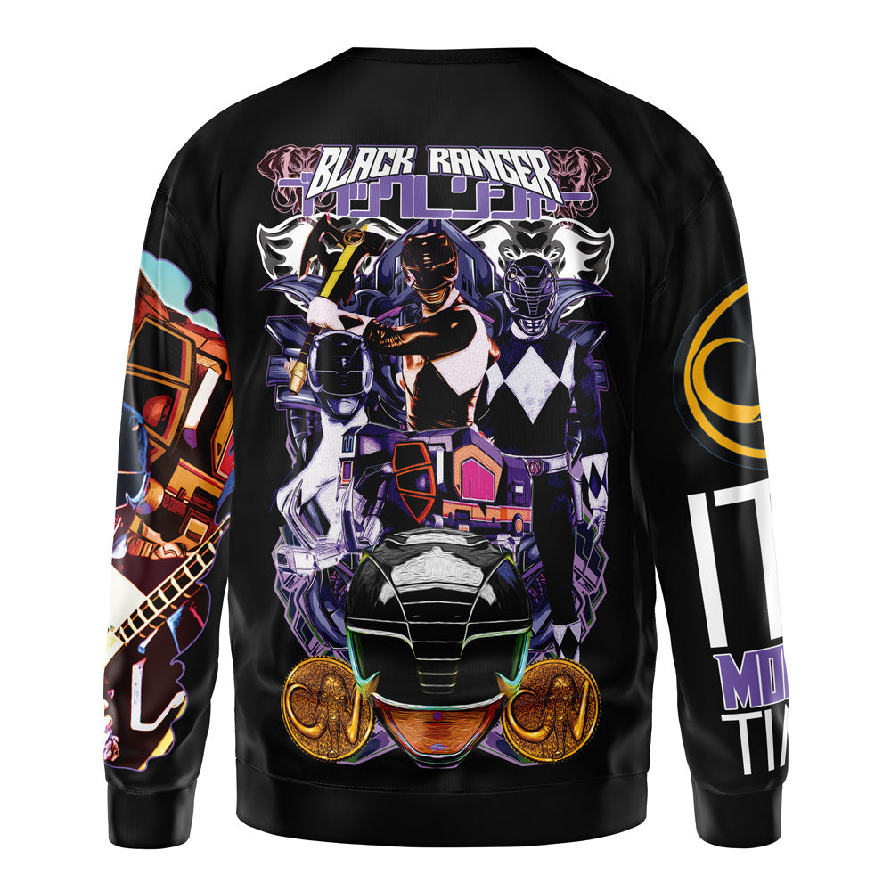 Black Ranger Mighty Morphin Power Rangers Streetwear Sweatshirt
