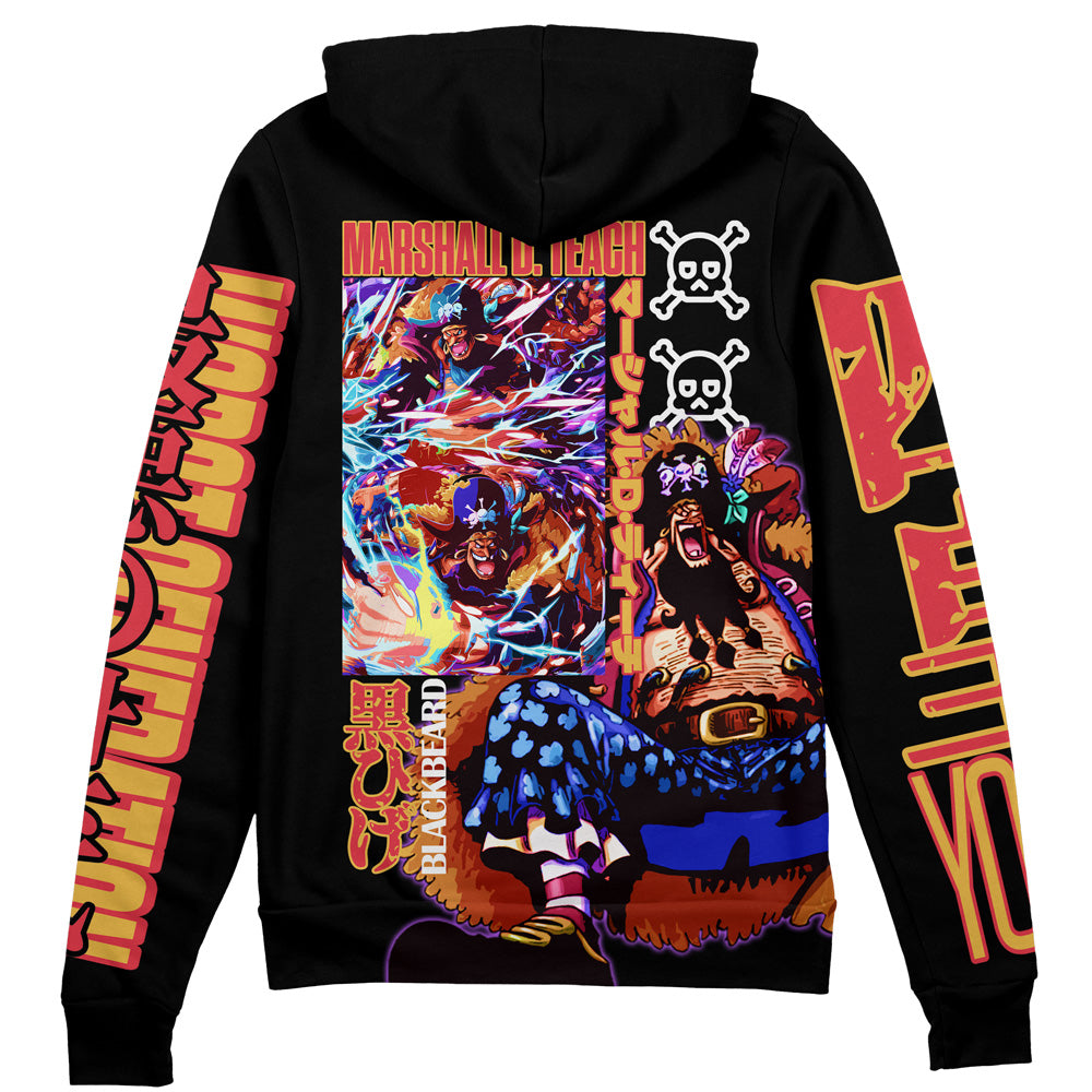 Marshall D. Teach V2 One Piece Streetwear Zip Hoodie Jacket