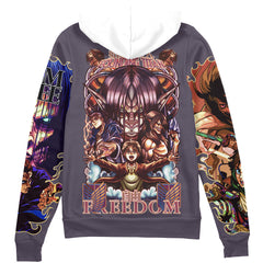 Eren Yeager Story Attack on Titan Streetwear Zip Hoodie Jacket