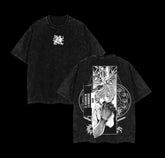 Kitsukai "Adam" Record of Ragnarok Vintage Washed Oversized T-Shirt